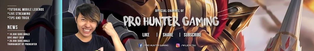 Pro Hunter Gaming رمز قناة اليوتيوب
