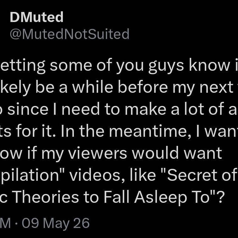 Post from DMuted
