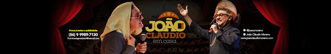JoÃ£o ClÃ¡udio Moreno em casa YouTube channel avatar