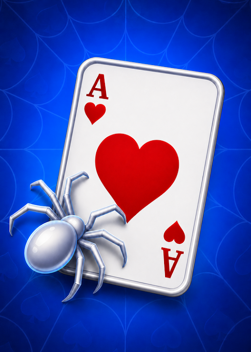 Spider Solitaire Blue — cover art