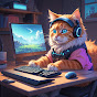 Lofi Gaming Cat logo