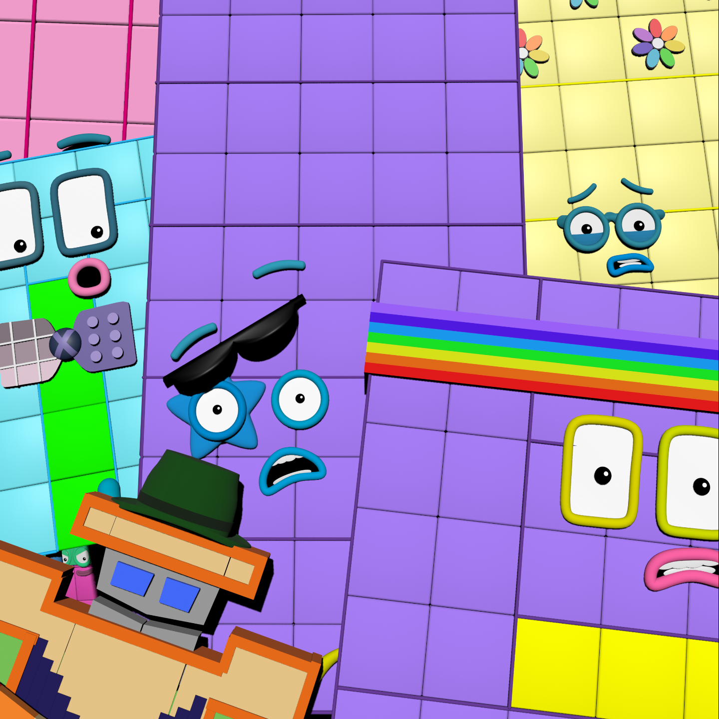 Post from Cole Recreates Numberblocks