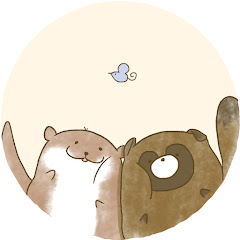 後輩たぬきとカワウソ先輩