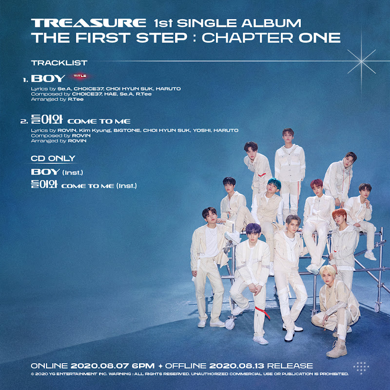 Tracklist Drops For Treasure's Debut | KProfiles Forum - KPop Forums