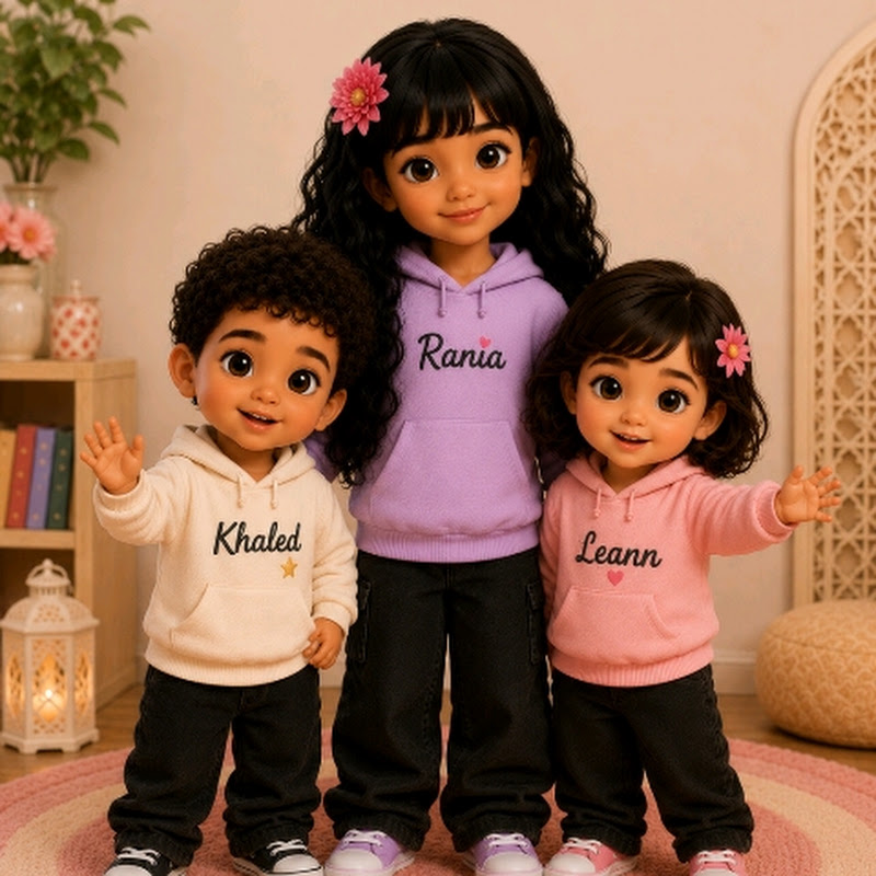 Rania and the twins