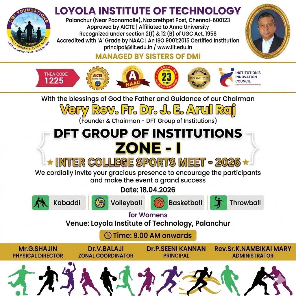 Post from LOYOLA INSTITUTE OF TECHNOLOGY, CHENNAI