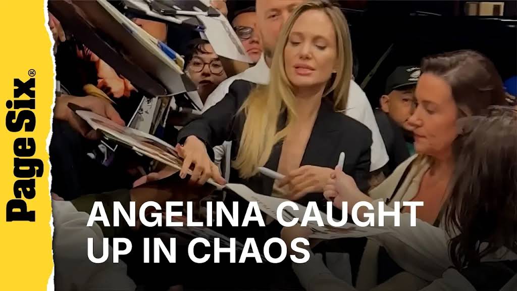 ANGELINA アンジェリーナ　フェーヴ　フェーブ Post from Page Six - YouTube