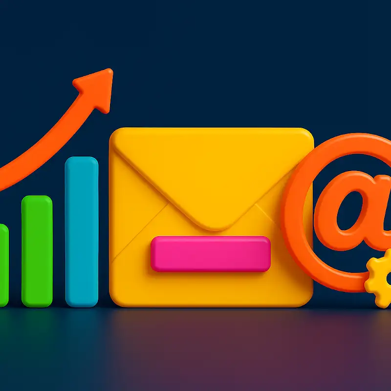 Business Name and Email Illustration