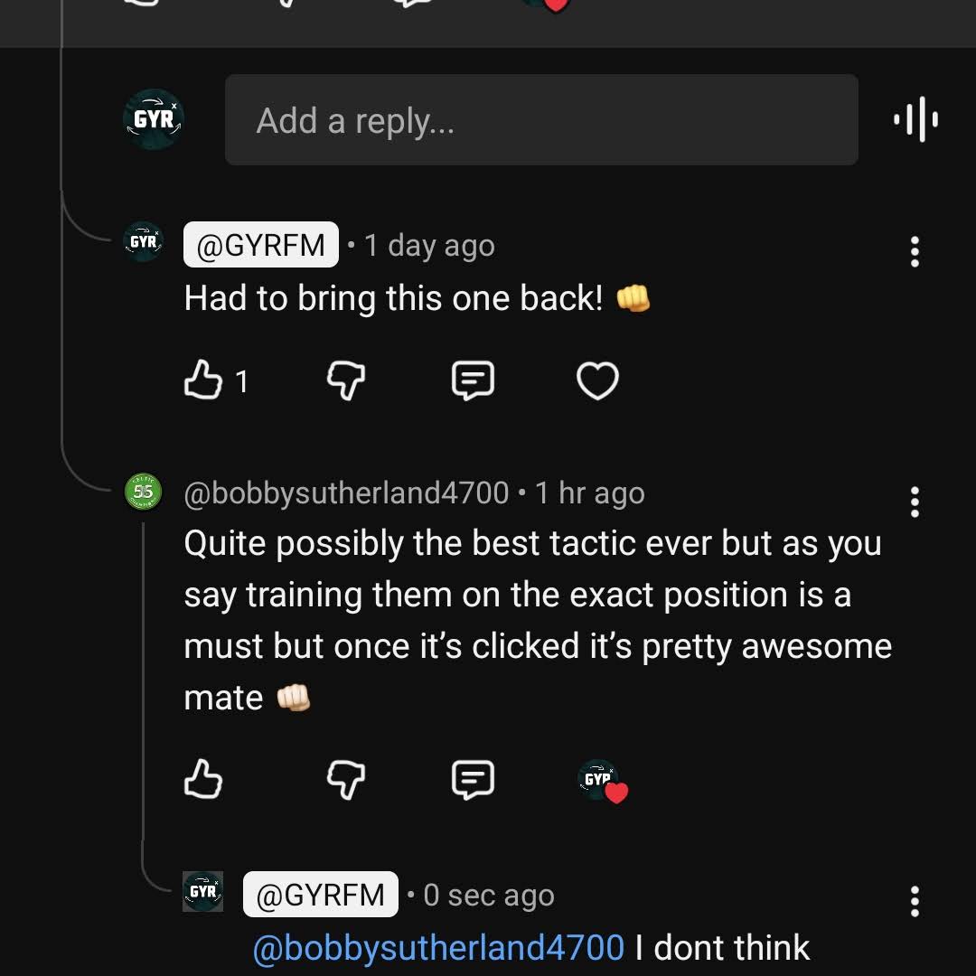 Post from GYR