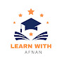 Learn with afnan logo