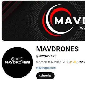 Mavdrones YouTube channel