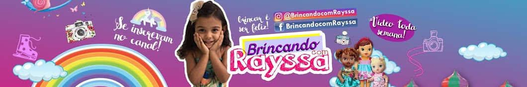 BRINCANDO COM RAYSSA Awatar kanału YouTube