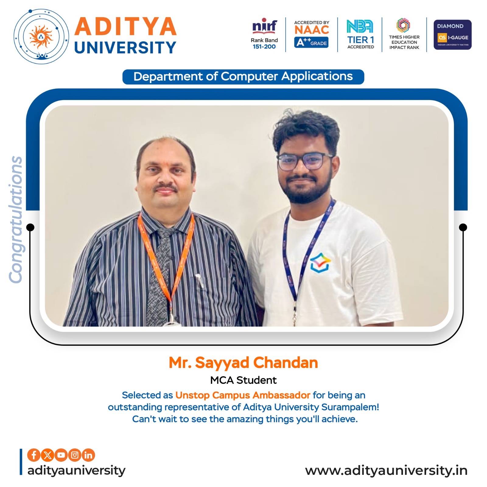 Post from Aditya University