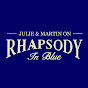 Julie & Martin on Rhapsody in Blue logo