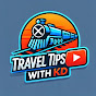 Travel tips with kd  logo