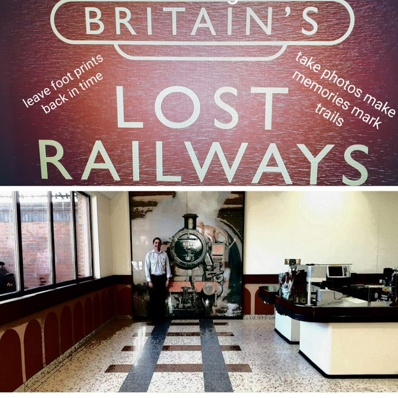 marks railway trails and local places of interest