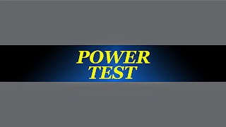 Заставка Ютуб-канала «POWER TEST»