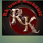 Rk truck mechanic logo