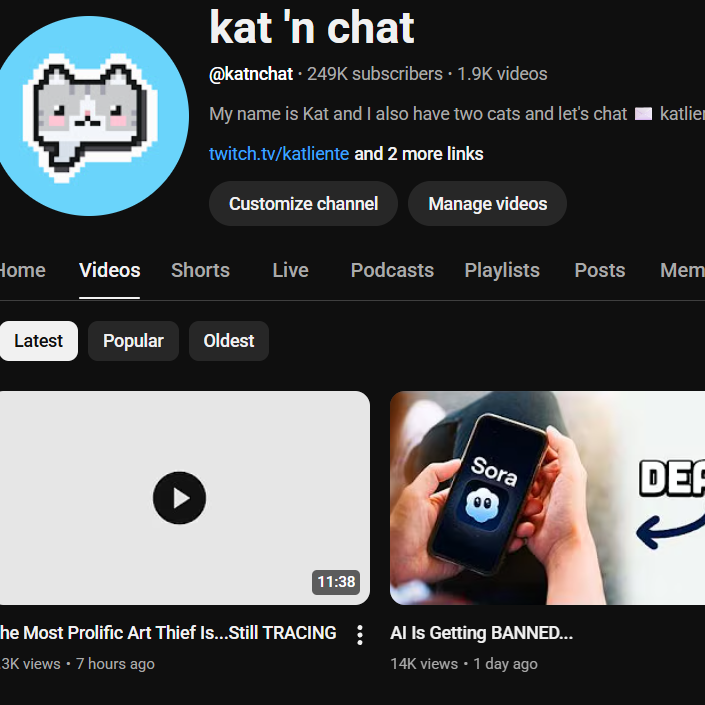 Post from kat 'n chat