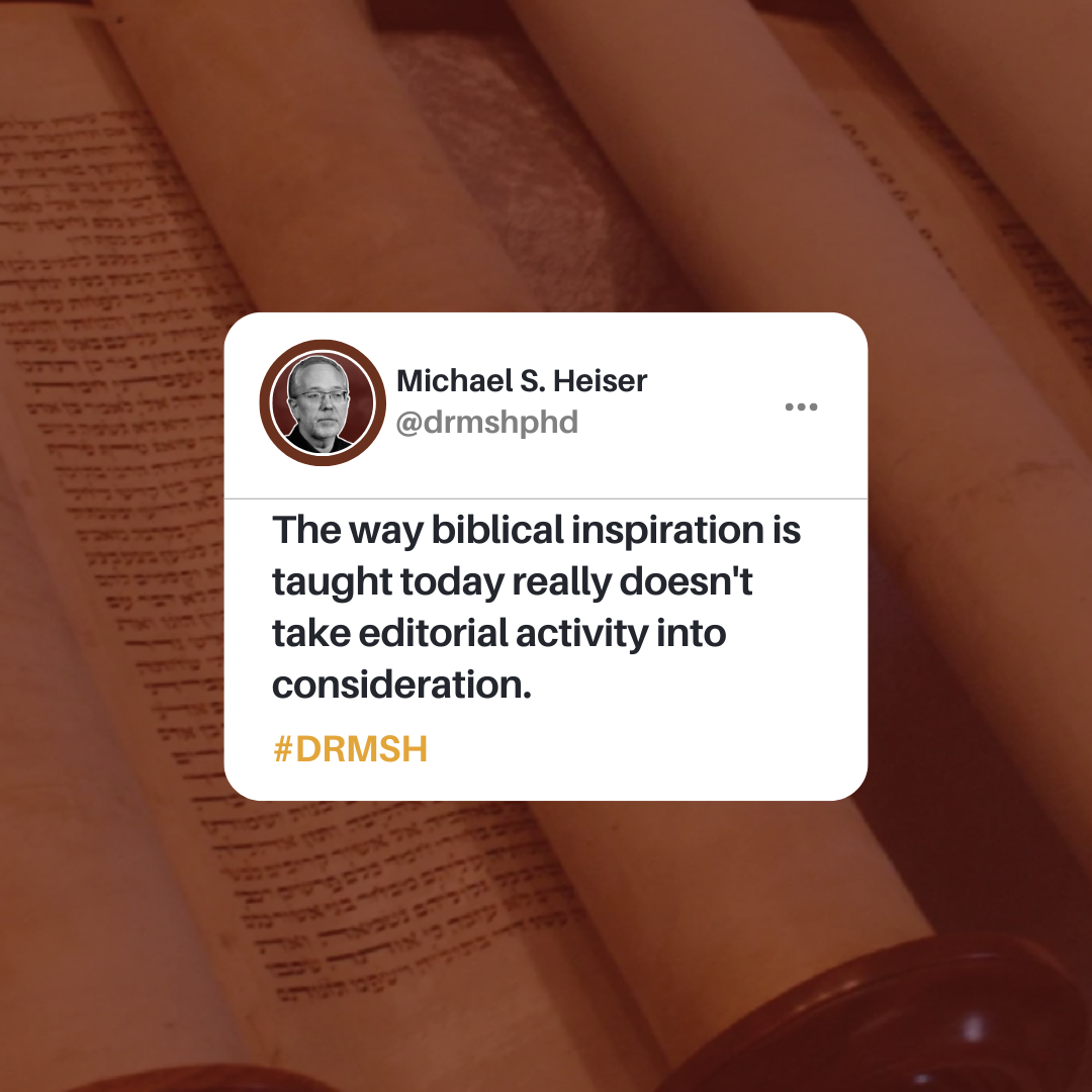 Post from Dr. Michael S. Heiser