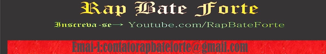 Rap Bate Forte YouTube channel avatar