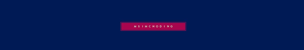msimchoding رمز قناة اليوتيوب