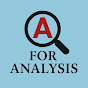 A for analysis  logo