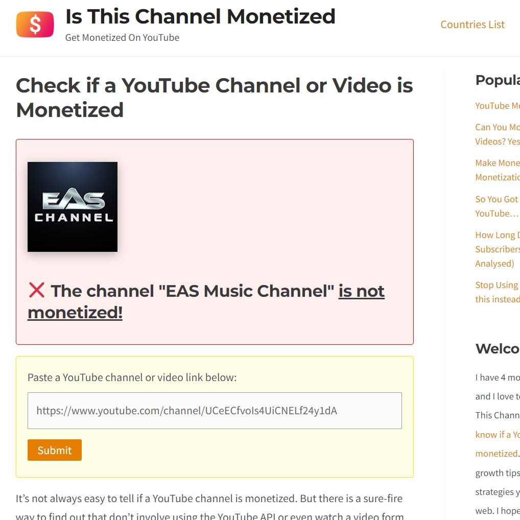 Post from EAS Music Channel