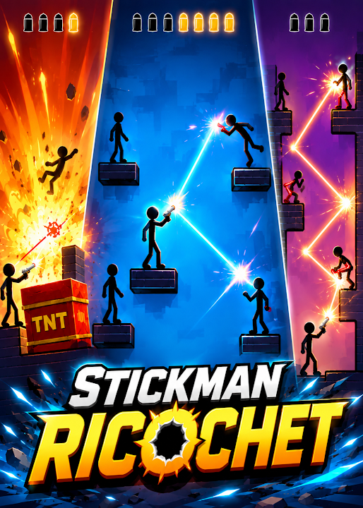 Stickman Ricochet — cover art
