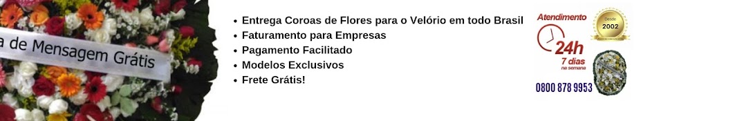 Coroa de Flores - Floricultura CemitÃ©rio YouTube 频道头像