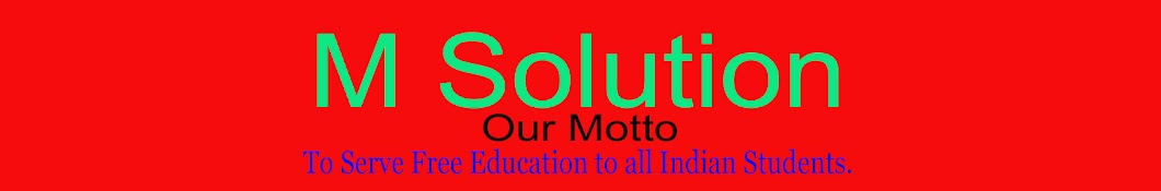 M SOLUTION Avatar channel YouTube 