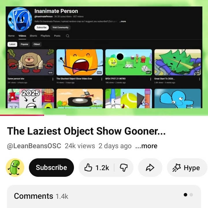 Post from Inanimate Person