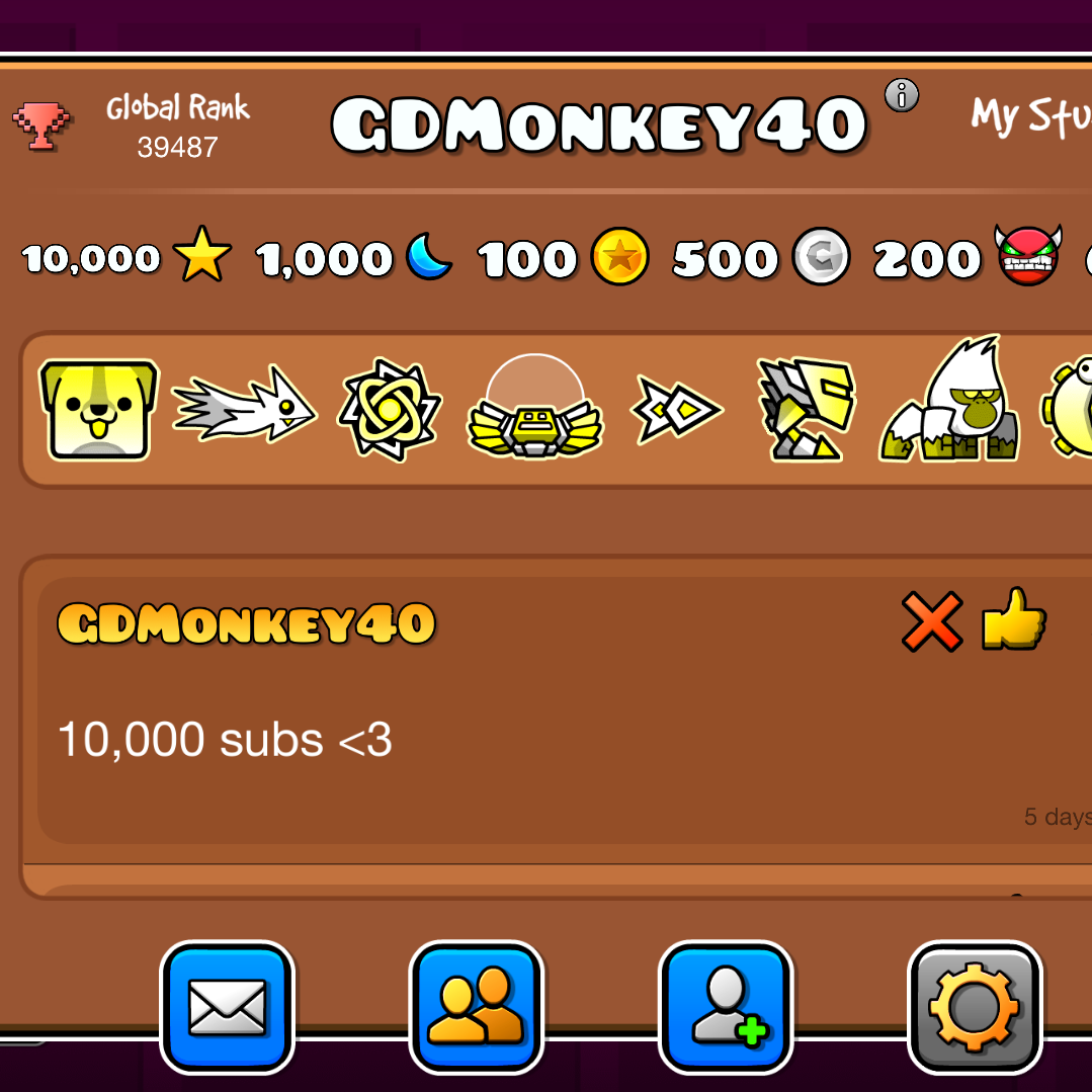 Post from GD Monkey
