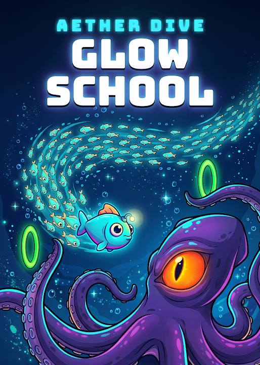Aether Dive: Glow School — cover art