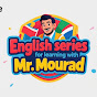 English series for Learning with Mr Mourad . A logo