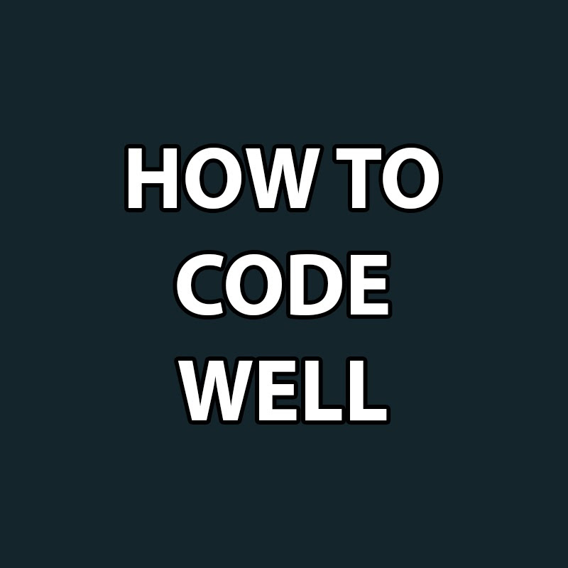 How to code well Logo