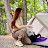 Girl Solo Camping