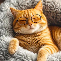 Cat Big Orange
