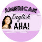 American English AHA! logo