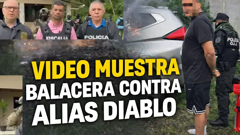 VIDEO: Shootout in Río Frío: Alias ​​“Diablo” captured