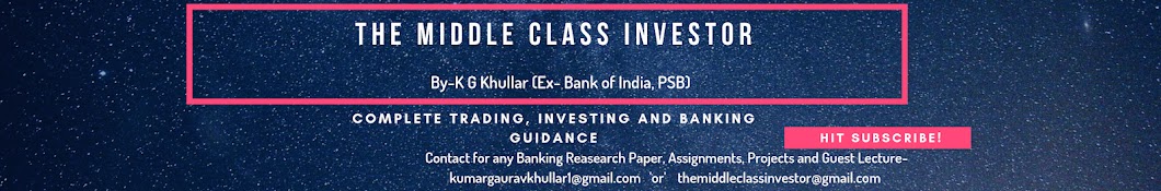 THE MIDDLE CLASS INVESTOR YouTube-Kanal-Avatar