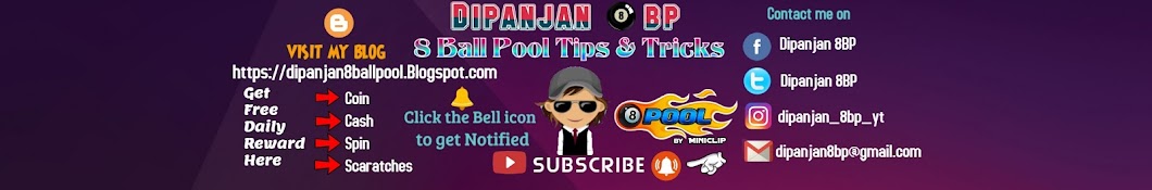 Dipanjan 8BP رمز قناة اليوتيوب