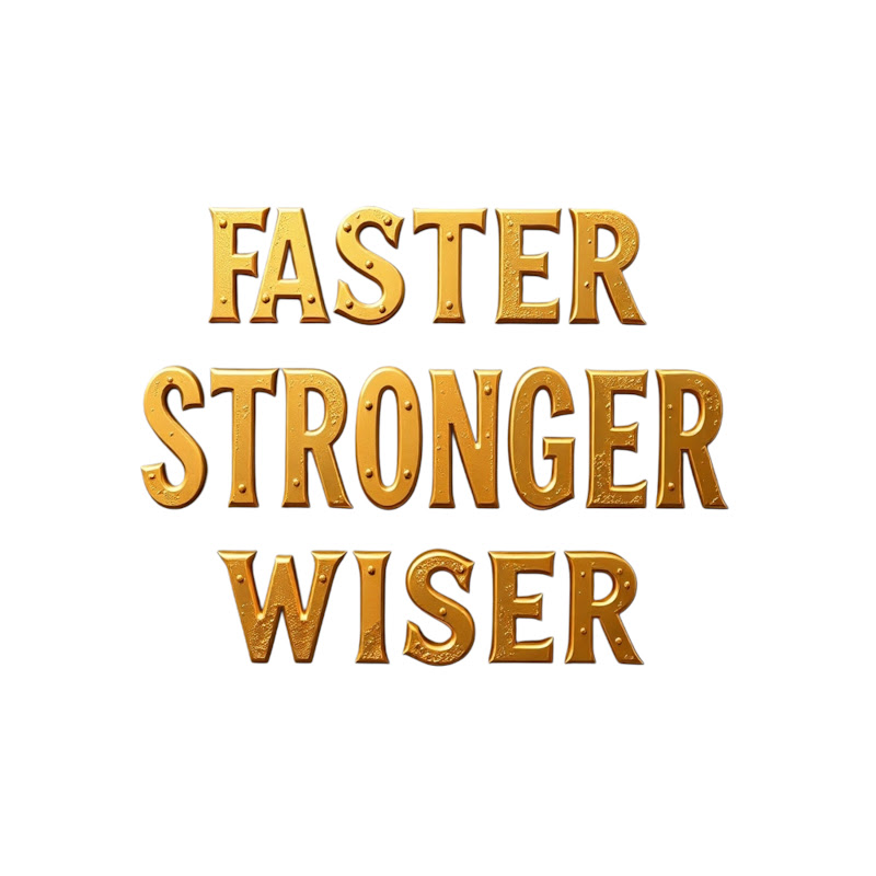 FasterStrongerWiser
