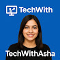 Tech With Asha logo