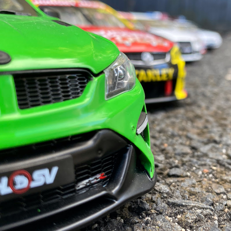 Detailed model cars