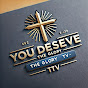 YOU DESERVE THE  GLORY GOD TV logo