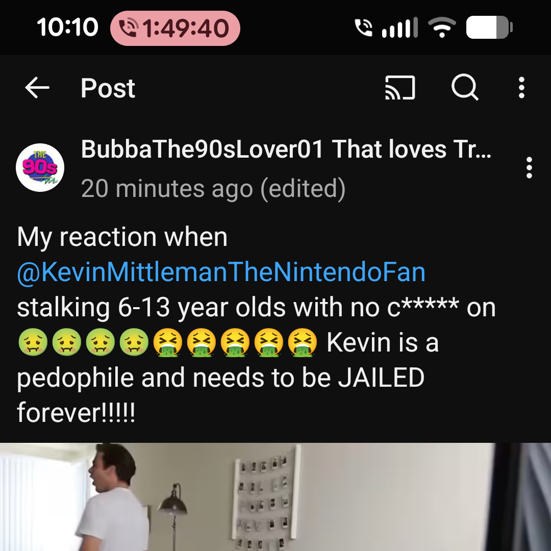 Post from Kevin Mittleman The Nintendo Fanboy 2000👾🎮