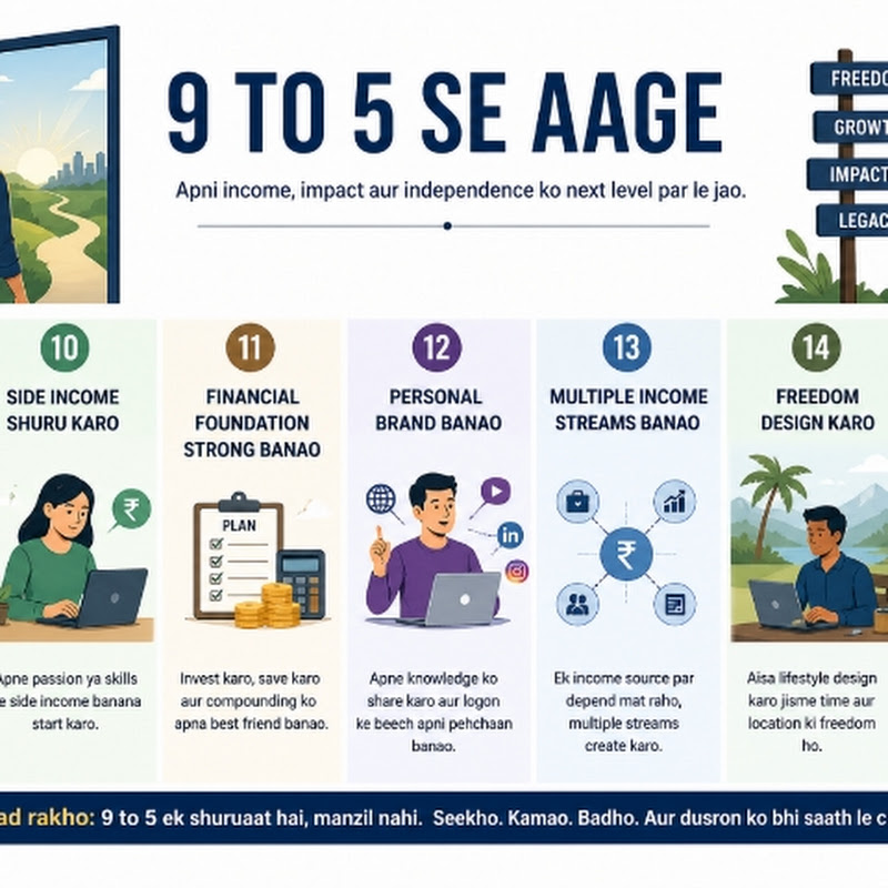 9 to 5 se aage
