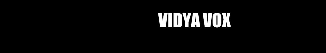 Vidya Vox YouTube channel avatar