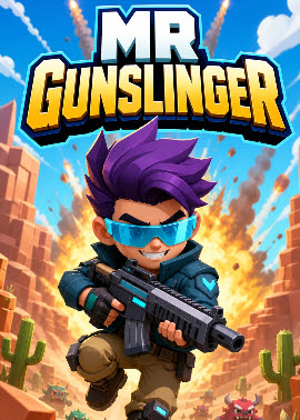 Blast Fast. Become Mr Gunslinger! — cover art
